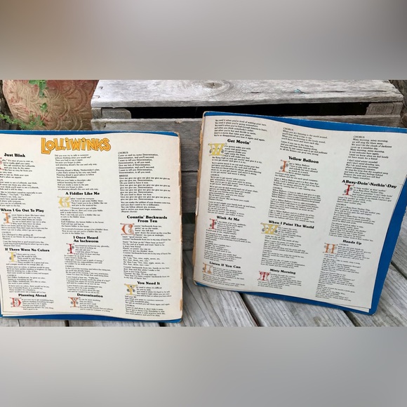 VINTAGE Childrens Vinyl Record Lolliwinks Music Song Chipmunk Sounding Voices - Picture 2 of 8